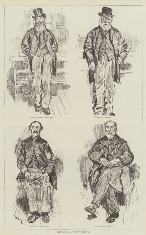Skisser i ett London Workhouse av William Douglas Almond