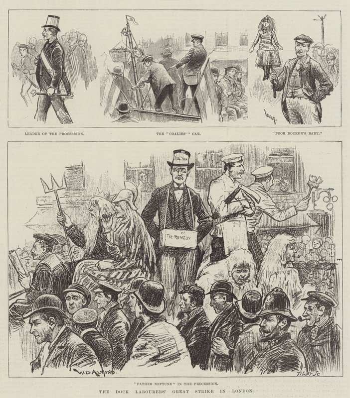 Hamnarbetarnas stora strejk i London av William Douglas Almond