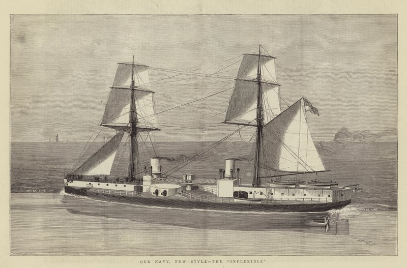 Vår marin, New Style, the Inflexible av William Edward Atkins