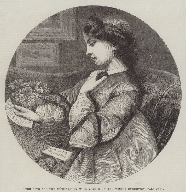 Not och nosegay av William Frederick Yeames