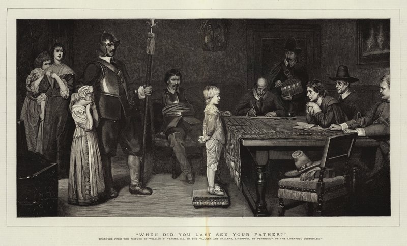 När såg du din far senast? av William Frederick Yeames