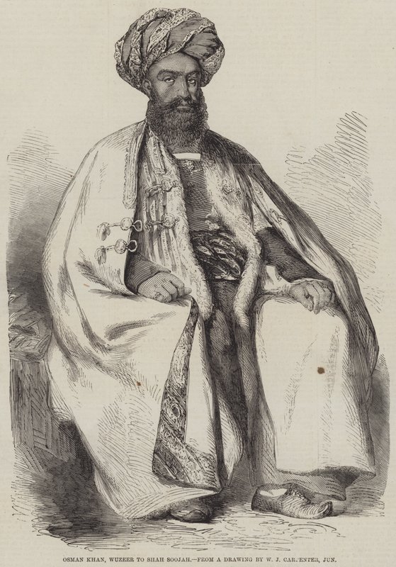 Osman Khan, Wuzeer till Shah Soojah av William Carpenter