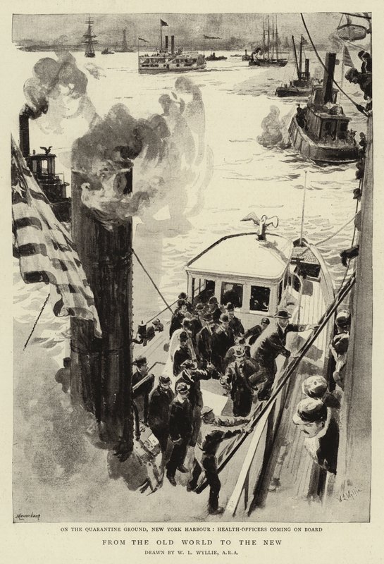 Från den gamla till den nya världen av William Lionel Wyllie