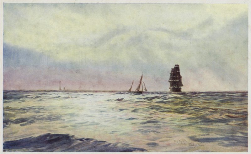 Eddystone-fyren av William Lionel Wyllie