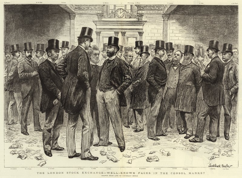Londonbörsen, välkända ansikten på konsolmarknaden av William Lockhart Bogle