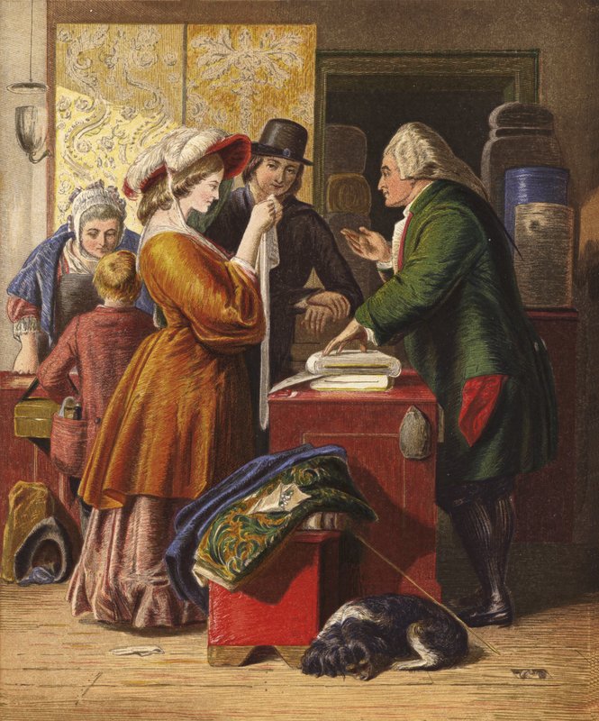 Att välja brudklänning av William Mulready