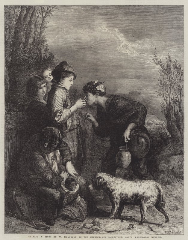Att ge en bit av William Mulready