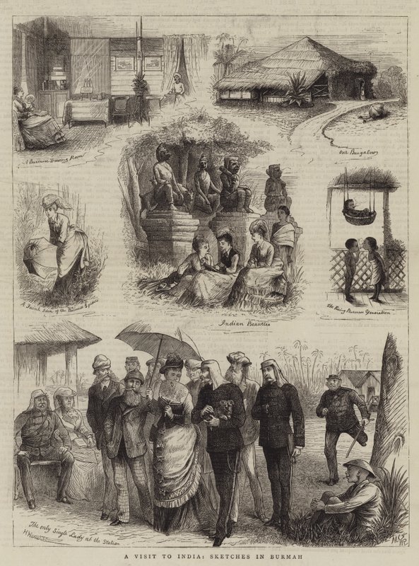 Ett besök i Indien, Skisser i Burmah av William Ralston
