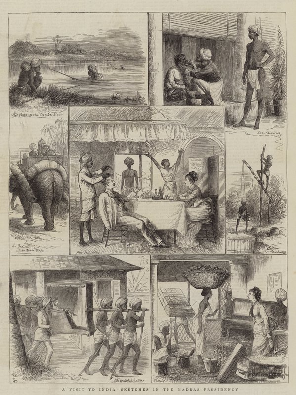 Ett besök i Indien, skisser från Madras presidentämbetet av William Ralston