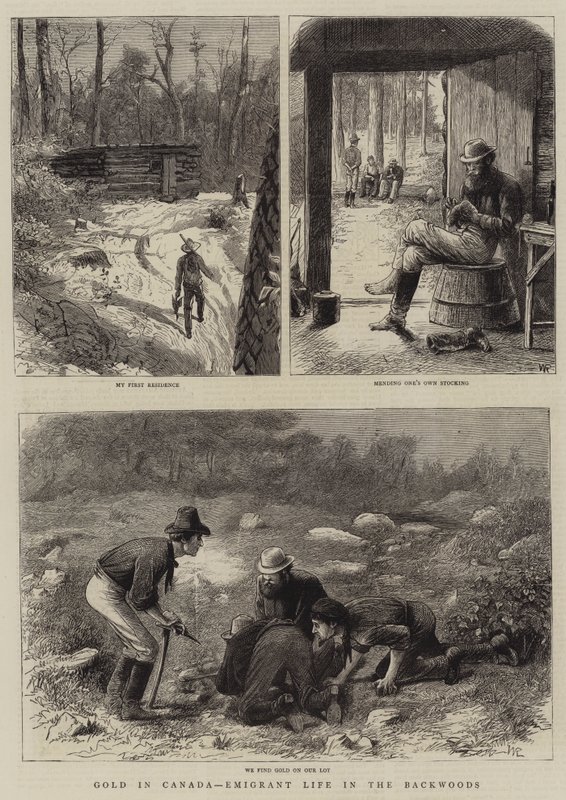 Guld i Kanada, Emigrant Life in the Backwoods av William Ralston