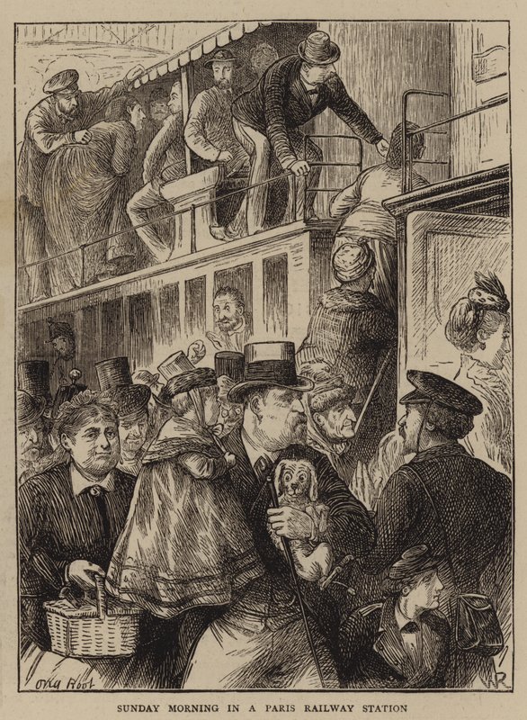 Bilder av livet och karaktären i Paris av en engelsk konstnär, V av William Ralston