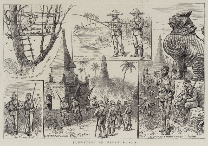 Lantmäteri i Övre Burma av William Ralston