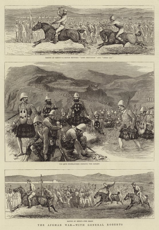 Det afghanska kriget, med general Roberts av William Ralston
