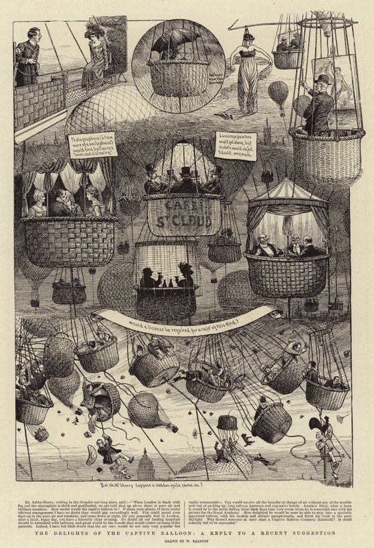 The Delights of the Captive Balloon, ett svar på ett färskt förslag av William Ralston