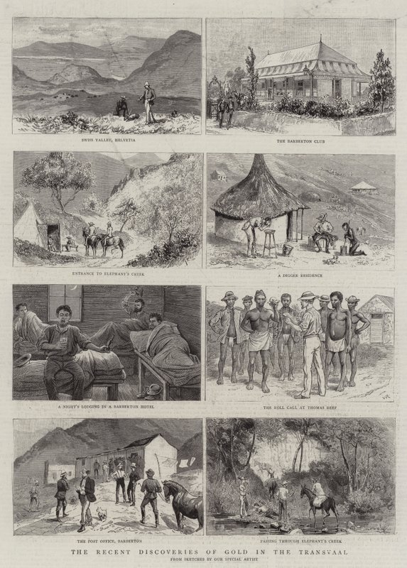 De senaste upptäckterna av guld i Transvaal av William Ralston