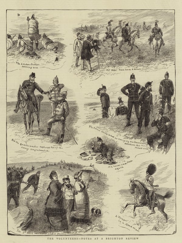 The Volunteers, Notes at a Brighton Review av William Ralston