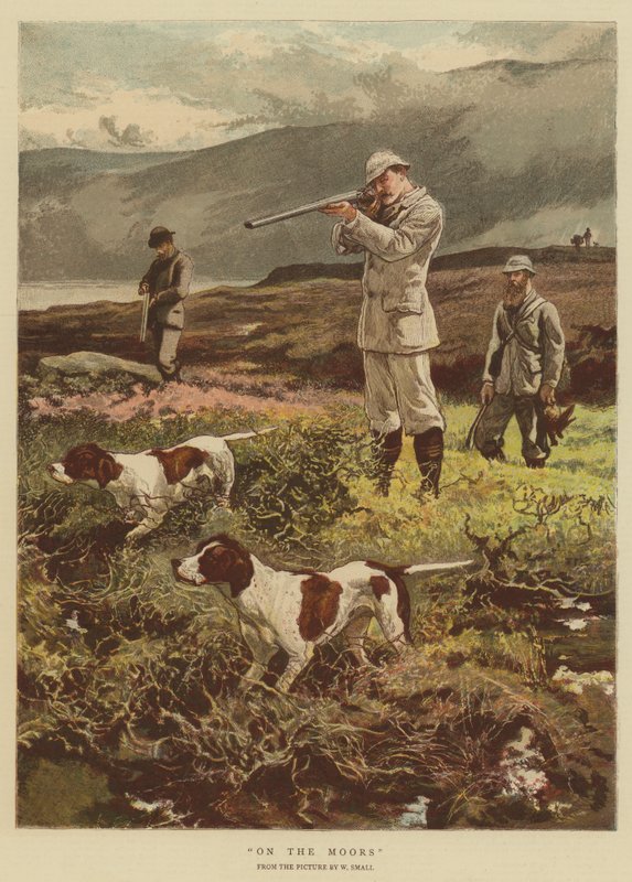 På morerna (chromolitho) av William Small