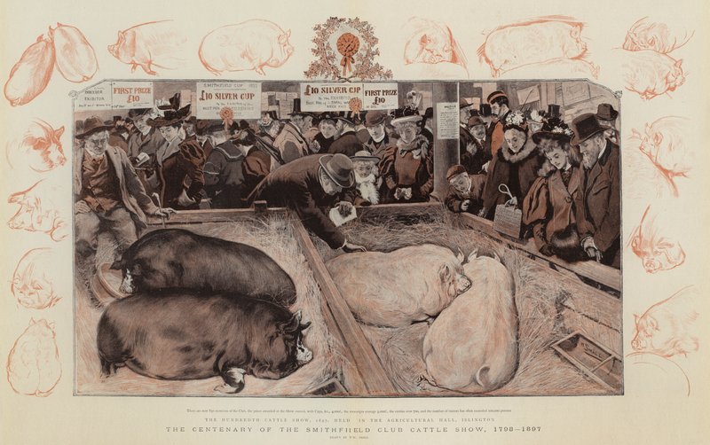 Hundraårsminnet av Smithfield Club Cattle Show, 1798-1897 av William Small
