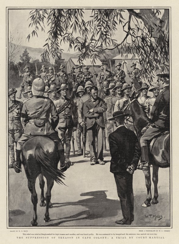 Undertryckandet av förräderi i Cape Colony, en rättegång av Court Martial av William T. Maud