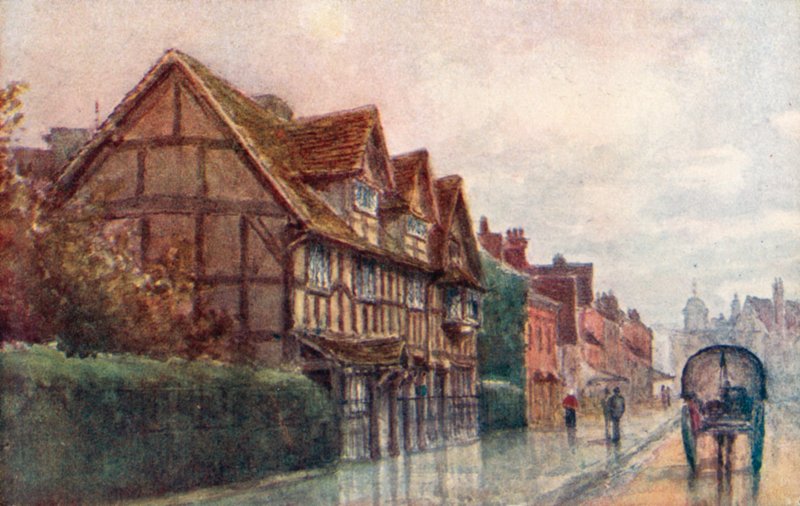 Shakespeares födelseplats, Stratford-on-Avon av William W. Quatremain