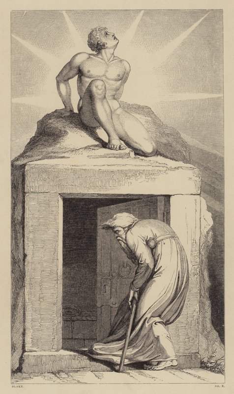 Deaths Door, illustration till Robert Blairs dikt The Grave av William after Blake