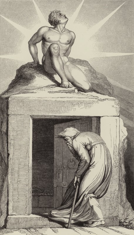 Dödsdörr av William after Blake