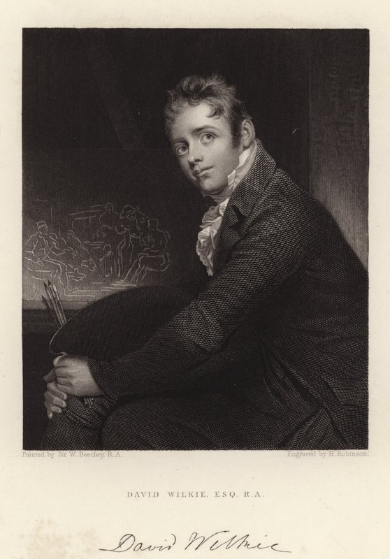 David Wilkie, Esquire, RA (gravyr) av William (after) Beechey