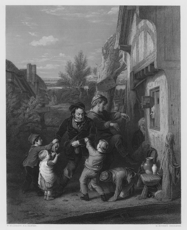 Fair-Time, från bilden i Vernon Gallery (gravyr) av William (after) Mulready