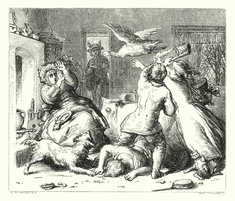 Gåsen (gravyr) av William (after) Mulready