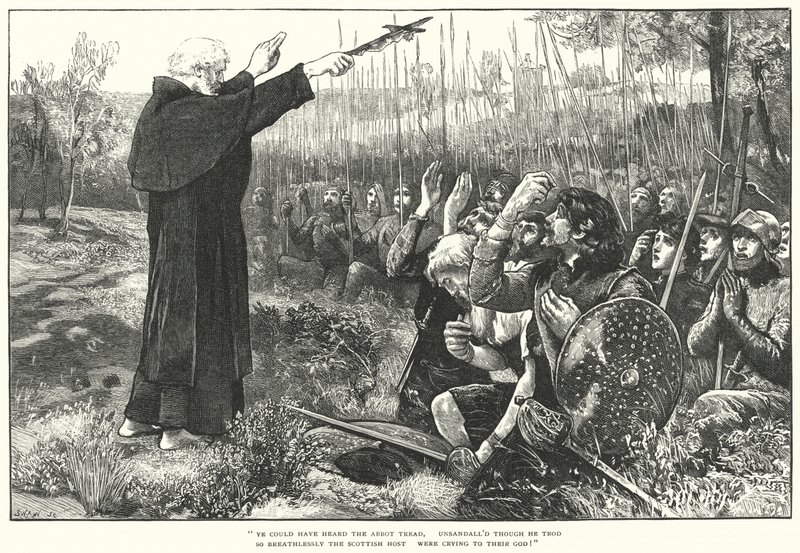 Slaget vid Bannockburn (gravyr) av William (after) Small