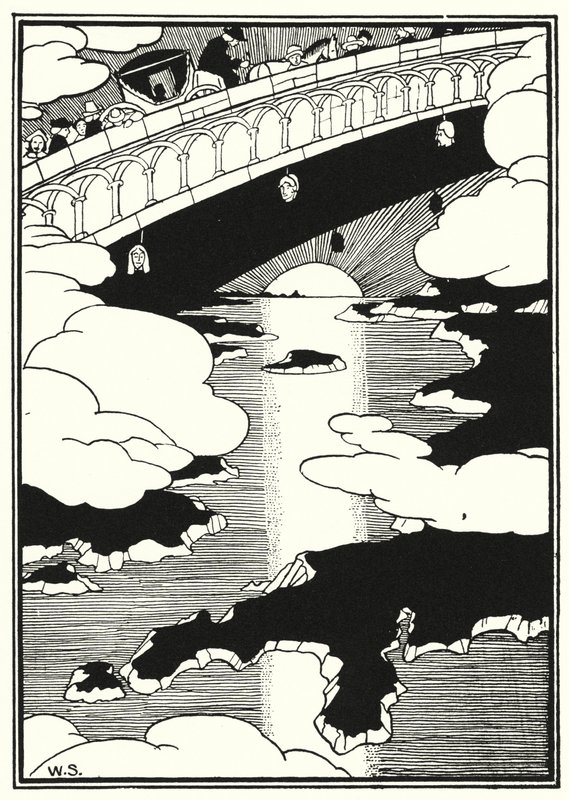 Illustration för Baron Munchausens äventyr (gravyr) av William (after) Strang