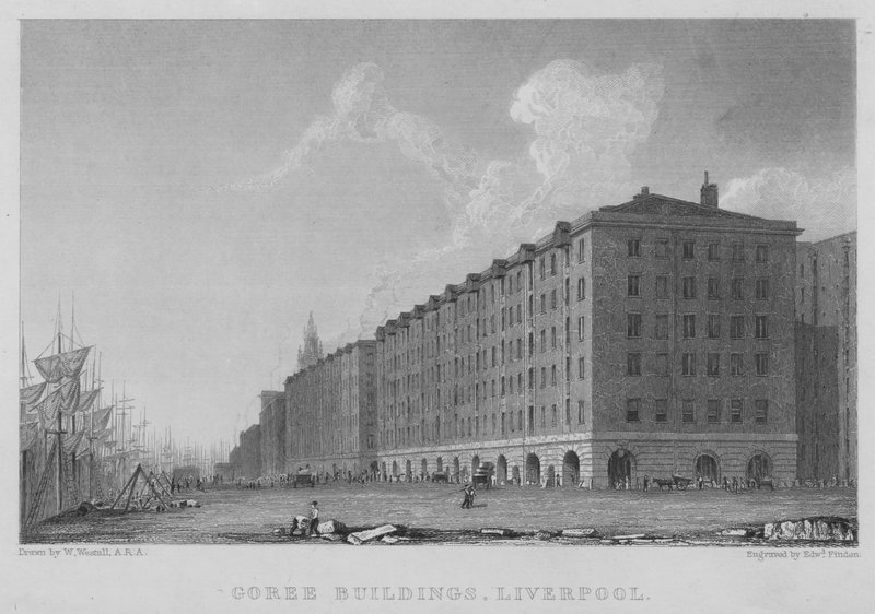 Goree Buildings, Liverpool (gravyr) av William (after) Westall
