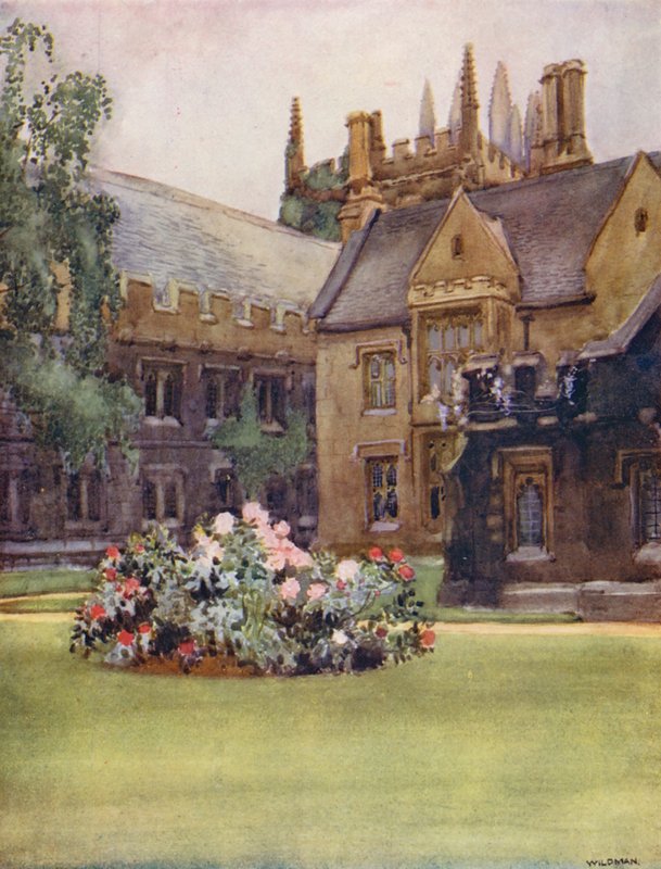 Magdalen College, som visar President