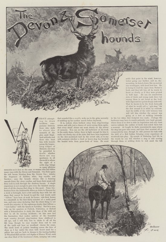 Devon och Somerset Hounds av William Barnes Wollen