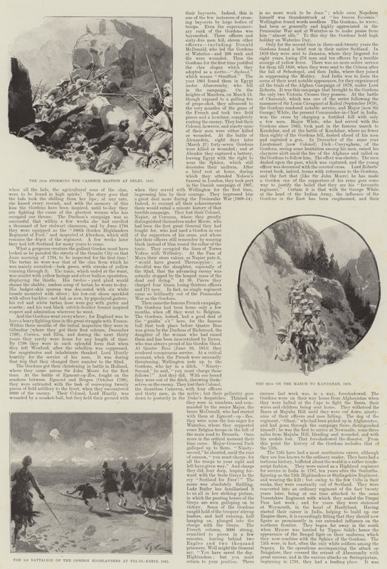 Gordon Highlanders och deras doftiga gärningar från det förflutna av William Barnes Wollen