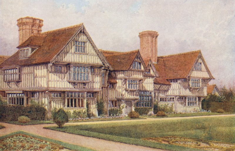Rumwood, Langley (färglitografi) av William Biscombe Gardner