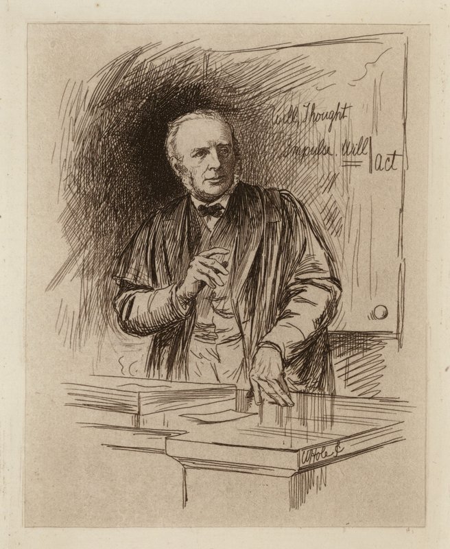Henry Calderwood, professor i moralfilosofi (gravyr) av William Brassey (after) Hole