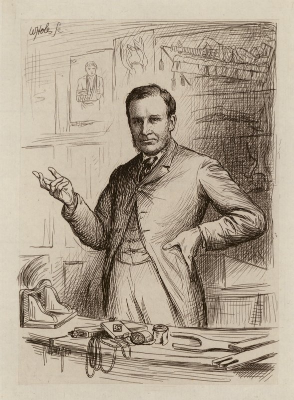 John Chiene, professor i kirurgi (gravyr) av William Brassey (after) Hole