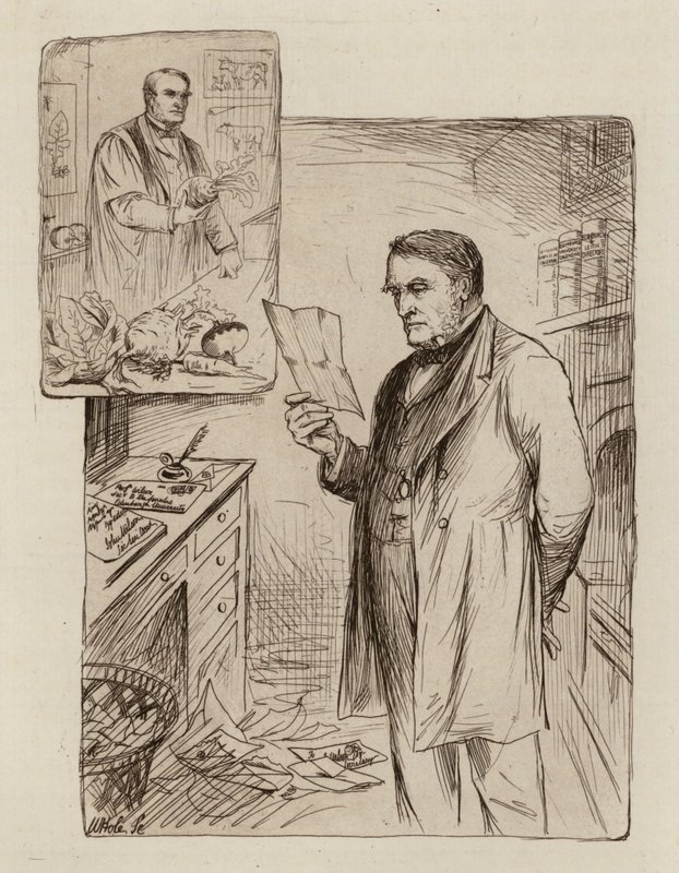 John Wilson, professor i jordbruk och landsbygdsekonomi (gravyr) av William Brassey (after) Hole