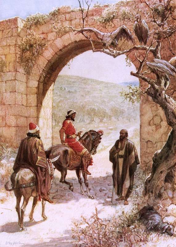 Ahab och Elia av William Brassey Hole