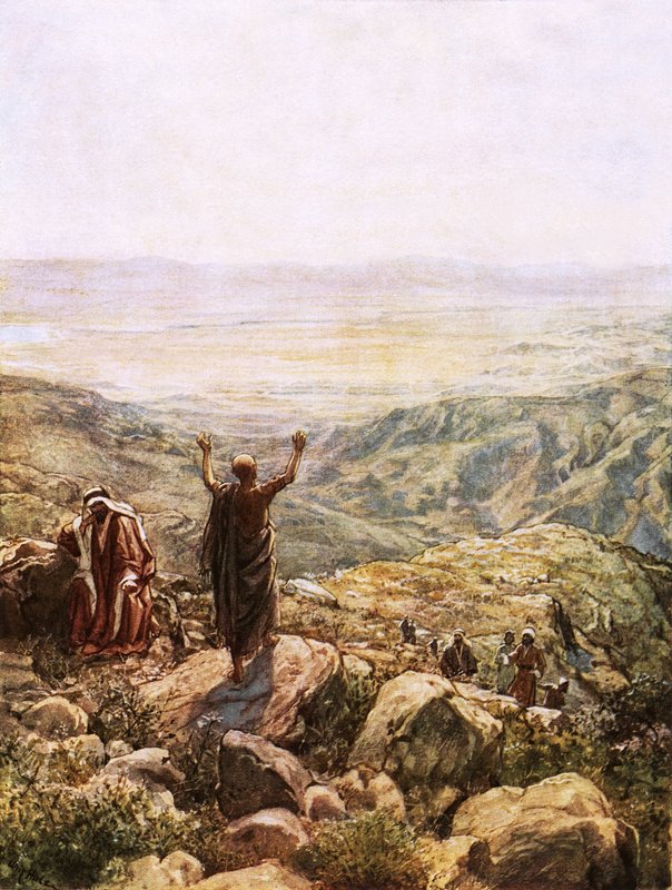 Bileam välsignar Israel av William Brassey Hole