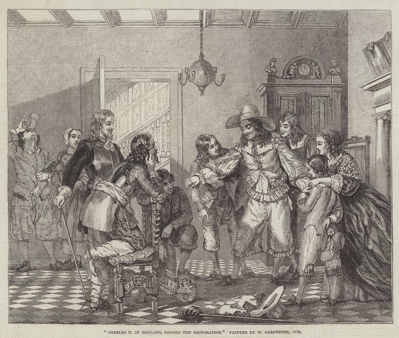 Karl II i Holland, före restaureringen av William Carpenter