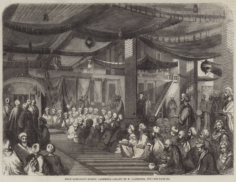 Shah Hamdan Masjid, Cashmere av William Carpenter