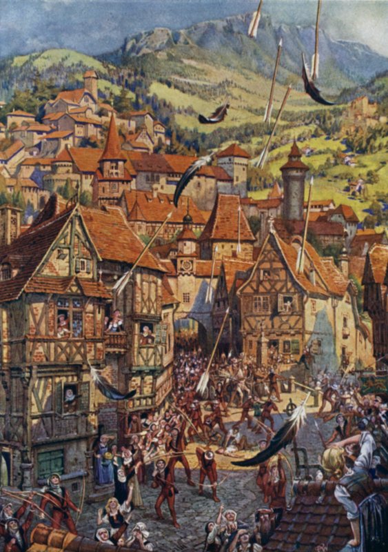 Illustration för Child of the Air av M H Spielmann (färg litho) av William Charles John Pitcher