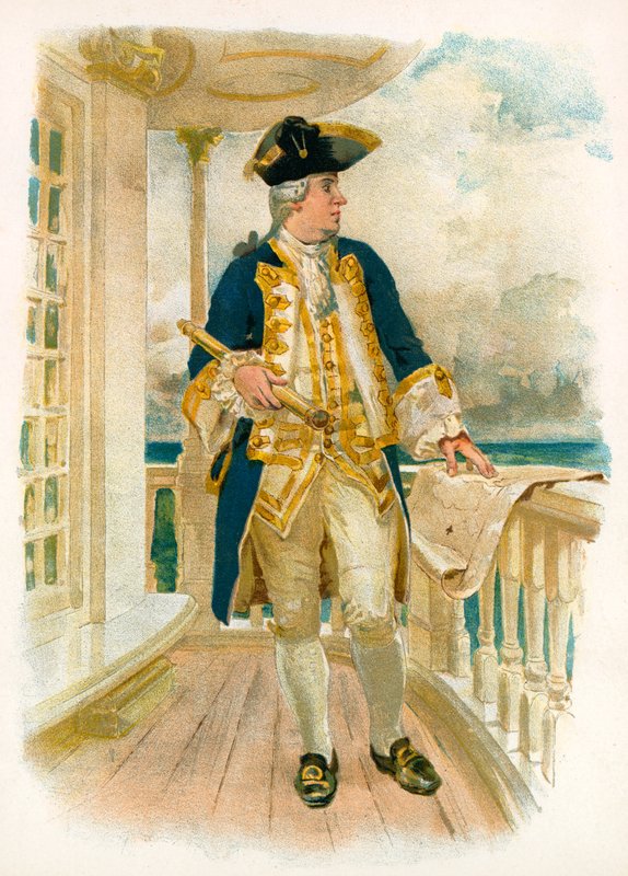 Amiral, 1700-talet av William Christian Symons