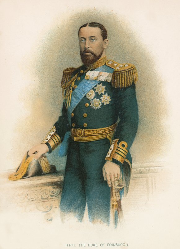 HRH Hertigen av Edinburgh av William Christian Symons