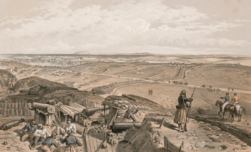 Bastion du Mat från den centrala bastionen av William 