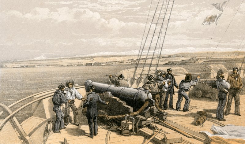 Sebastopol från havet av William Crimea Simpson