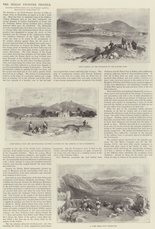 Det indiska gränsproblemet av William Crimea Simpson