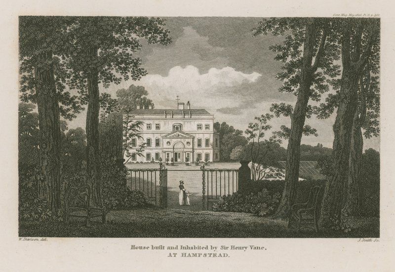 Hus byggt och bebott av Sir Henry Vane i Hampstead av William Davison